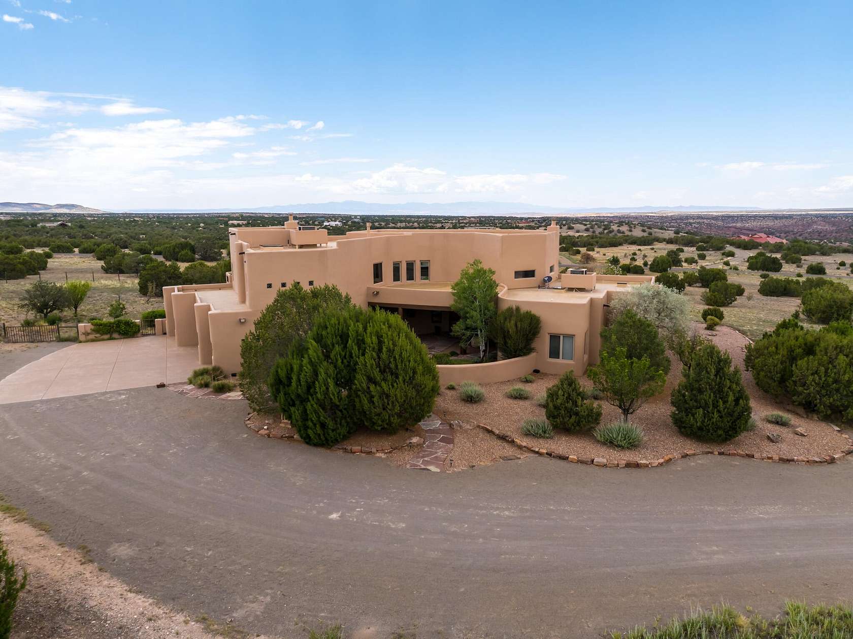 10 Acres of Residential Land with Home for Sale in Sandia Park, New Mexico