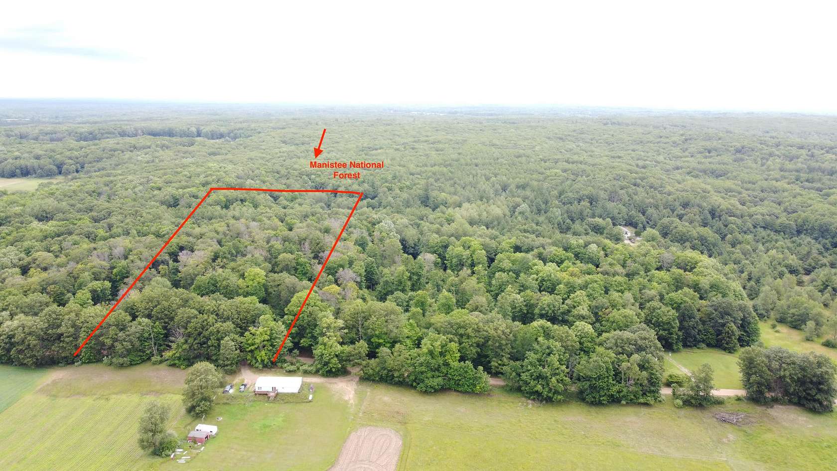 10 Acres of Recreational Land for Sale in Paris, Michigan