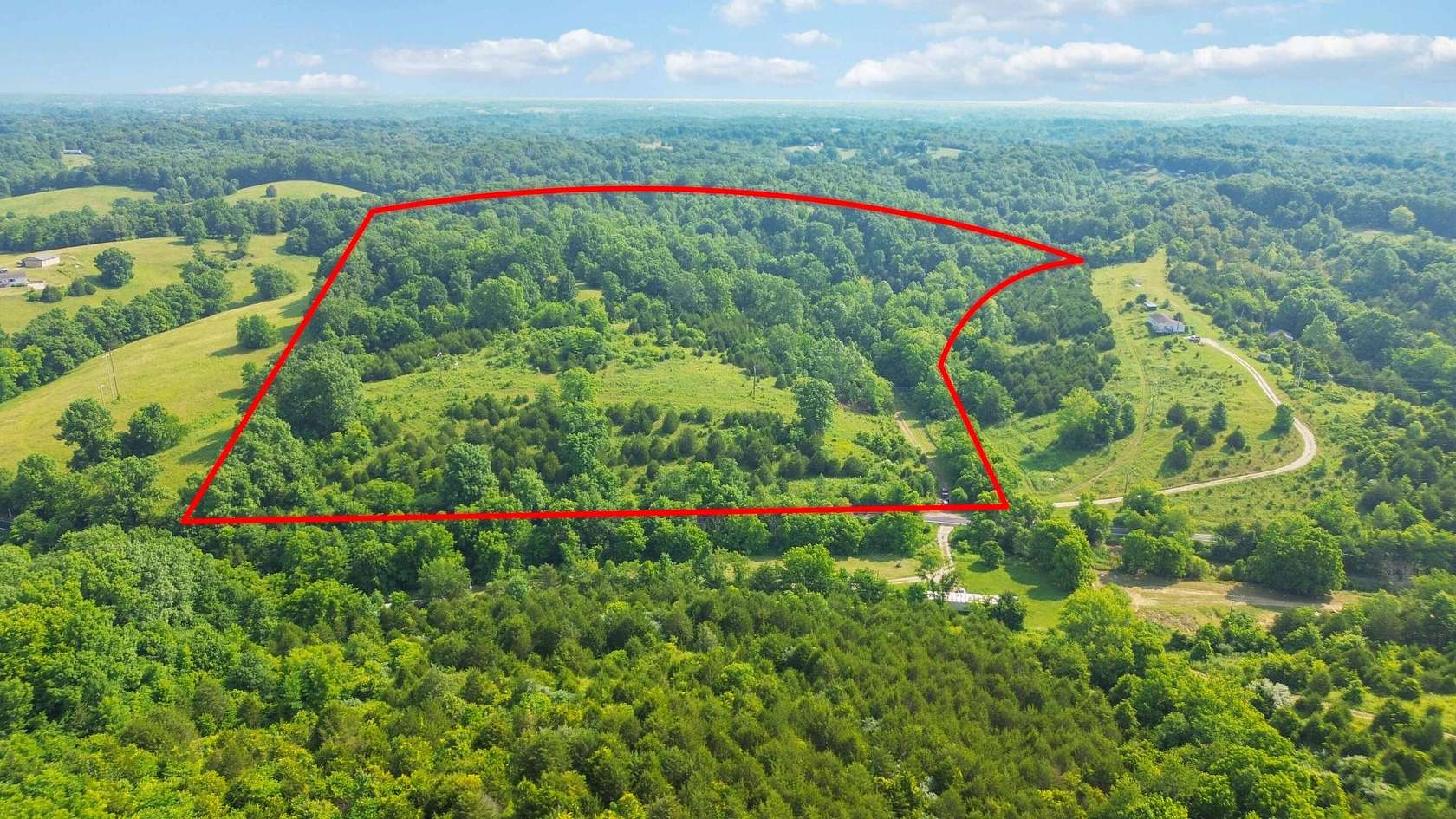 73.476 Acres of Recreational Land & Farm for Sale in Sadieville, Kentucky