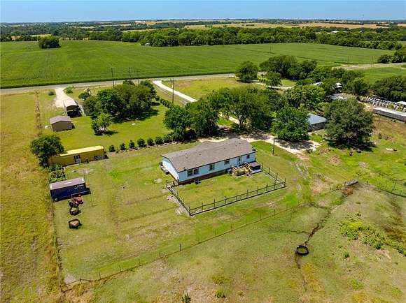 12.18 Acres of Land with Home for Sale in Troy, Texas