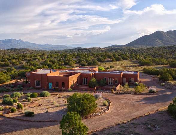 14.4 Acres of Land with Home for Sale in Santa Fe, New Mexico