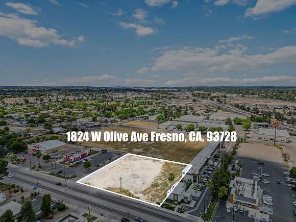 1.26 Acres of Commercial Land for Sale in Fresno, California