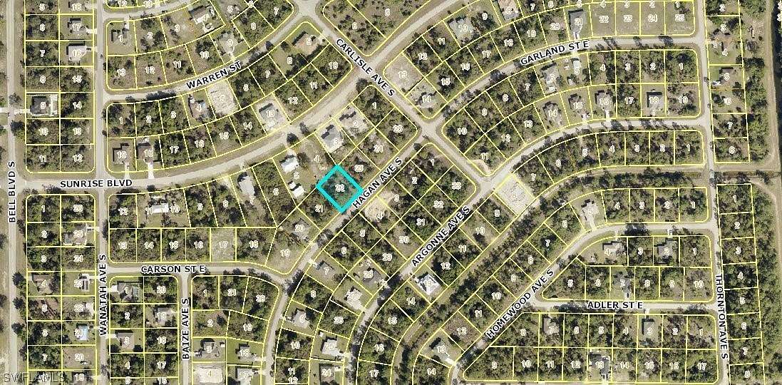 0.293 Acres of Residential Land for Sale in Lehigh Acres, Florida