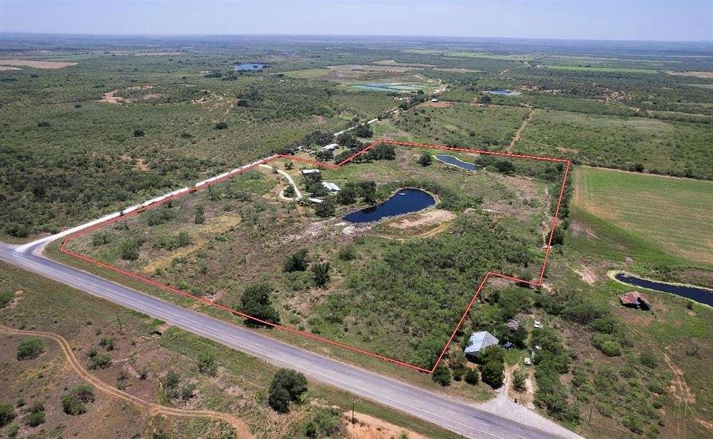 24.8 Acres of Land with Home for Sale in Santa Anna, Texas