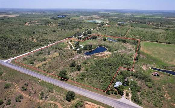 24.8 Acres of Land with Home for Sale in Santa Anna, Texas