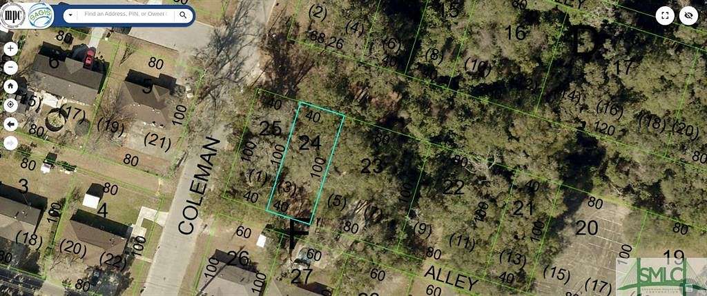 0.1 Acres of Land for Sale in Savannah, Georgia