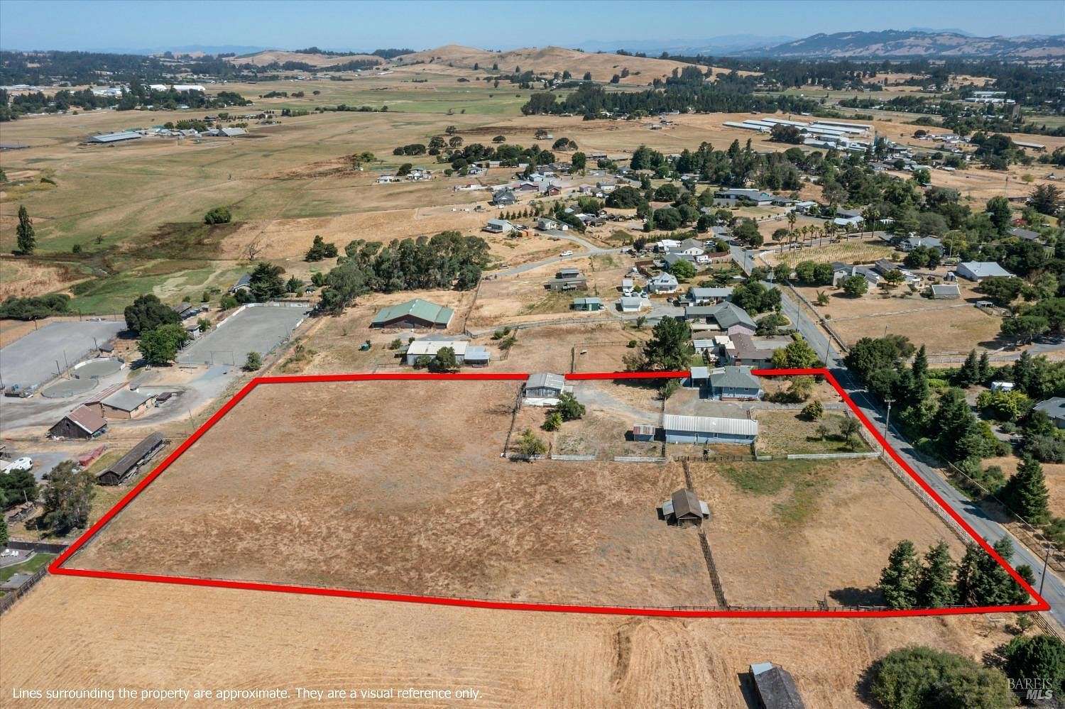 4.96 Acres of Residential Land with Home for Sale in Petaluma, California