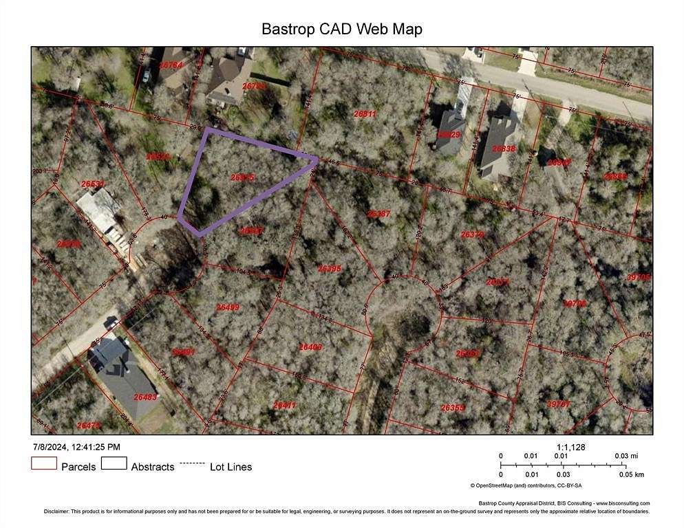 0.281 Acres of Land for Sale in Bastrop, Texas