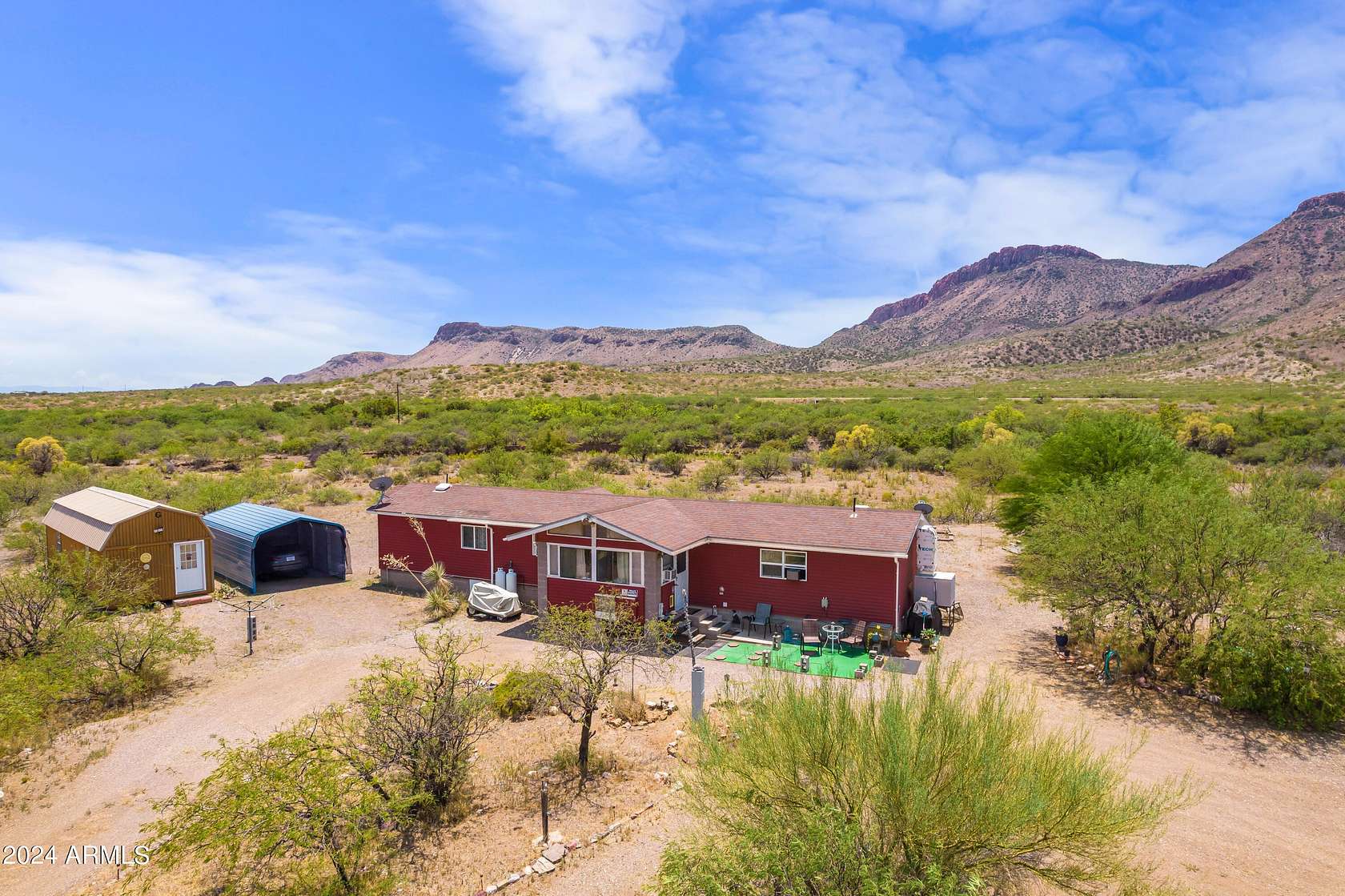 36.03 Acres of Recreational Land with Home for Sale in Douglas, Arizona