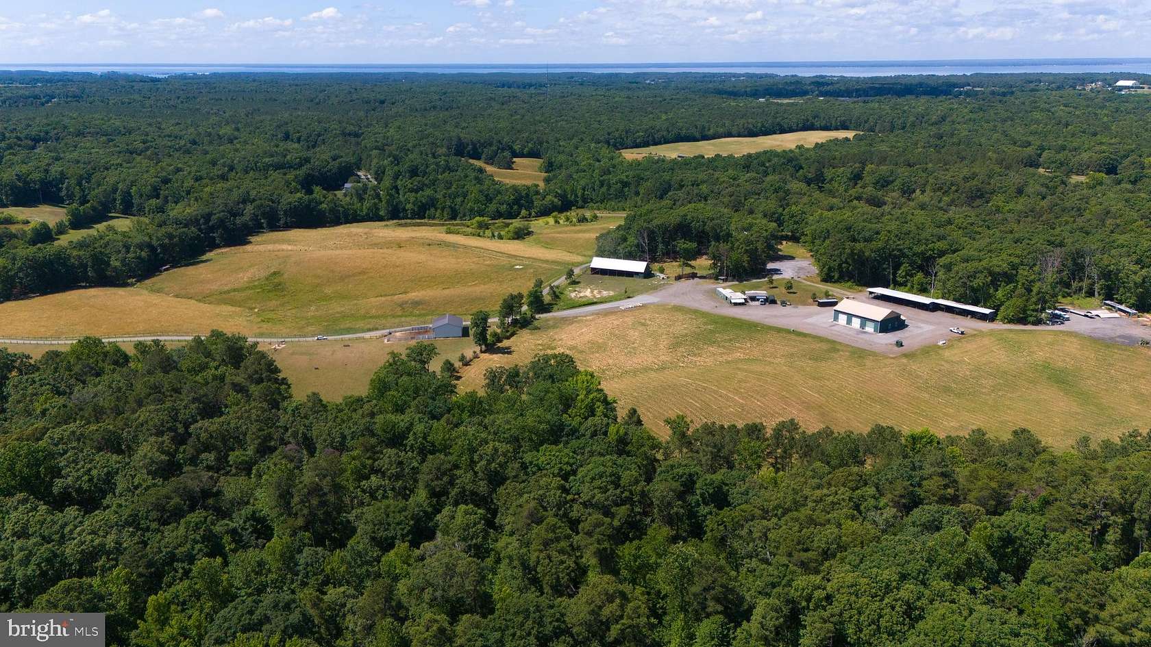 167 Acres of Agricultural Land with Home for Sale in Great Mills, Maryland