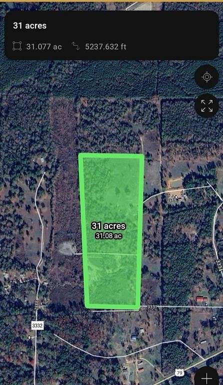 31 Acres of Land for Sale in De Berry, Texas