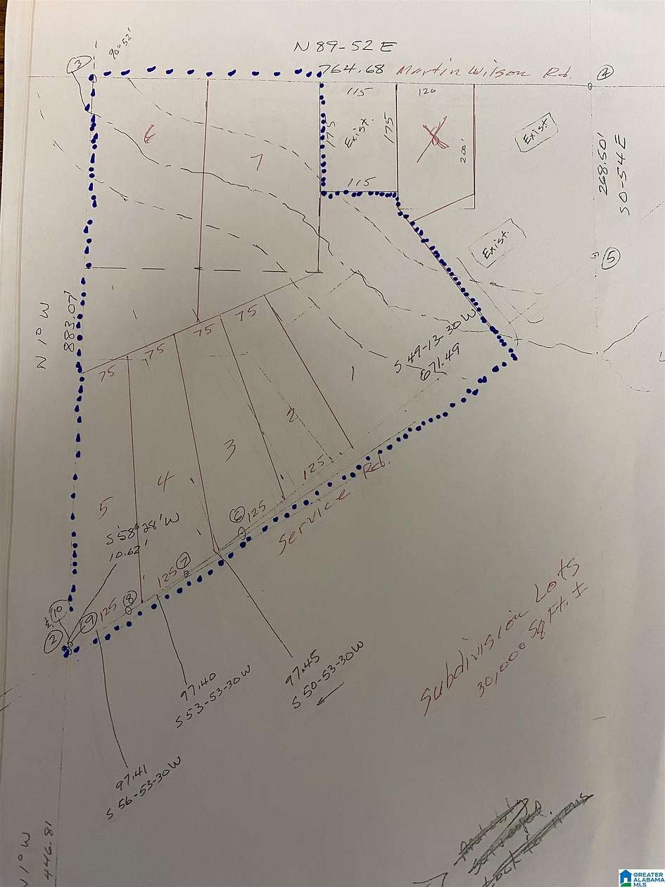 6 Acres of Land for Sale in Trussville, Alabama