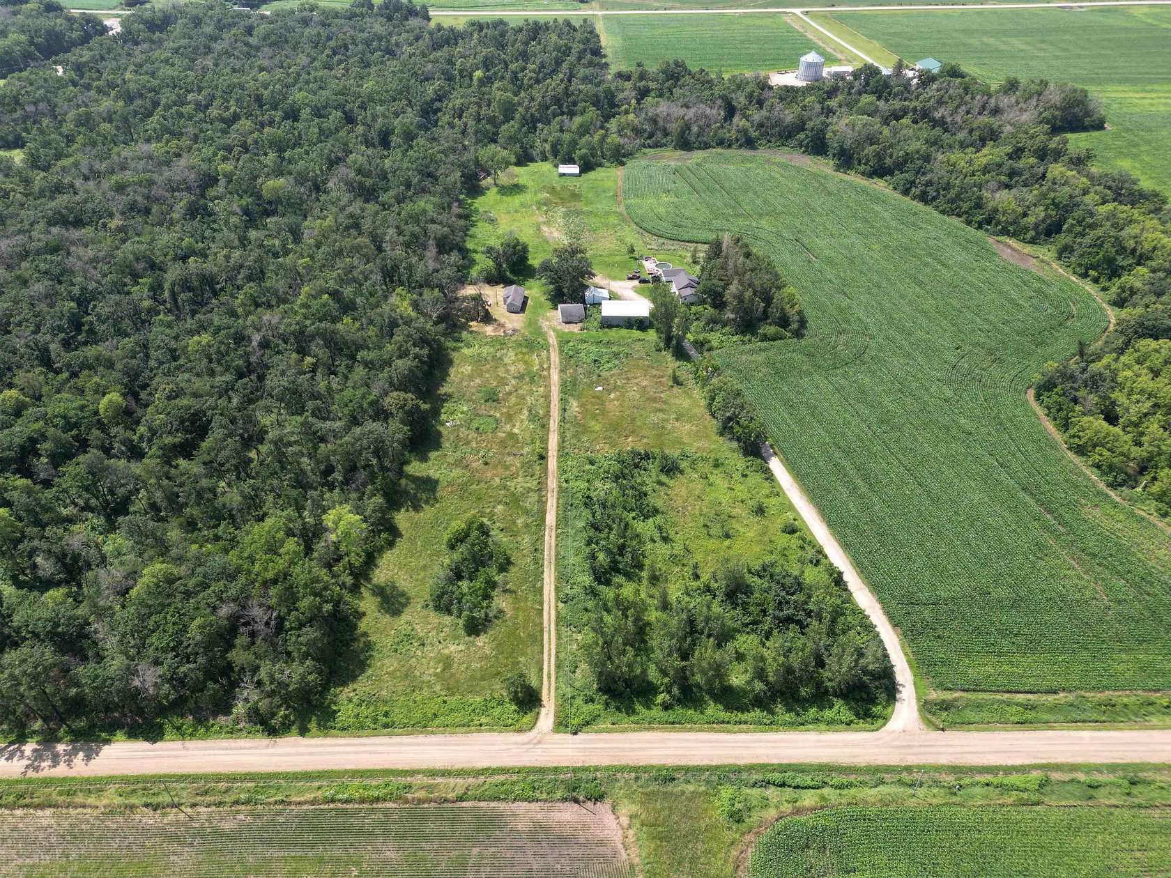 5.11 Acres of Residential Land with Home for Sale in Cresco, Iowa