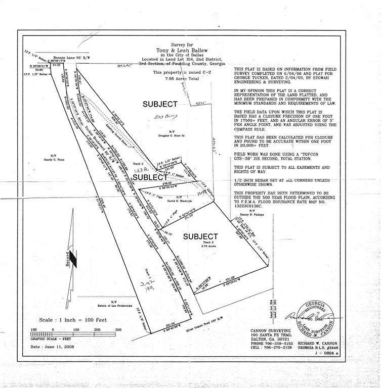 9.6 Acres of Commercial Land for Sale in Dallas, Georgia