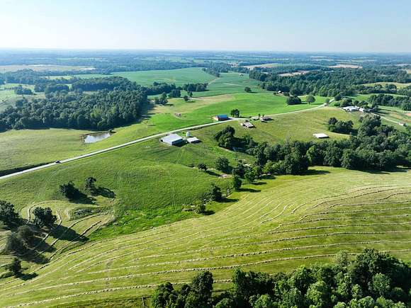 115 Acres of Agricultural Land with Home for Auction in Campbellsville, Kentucky