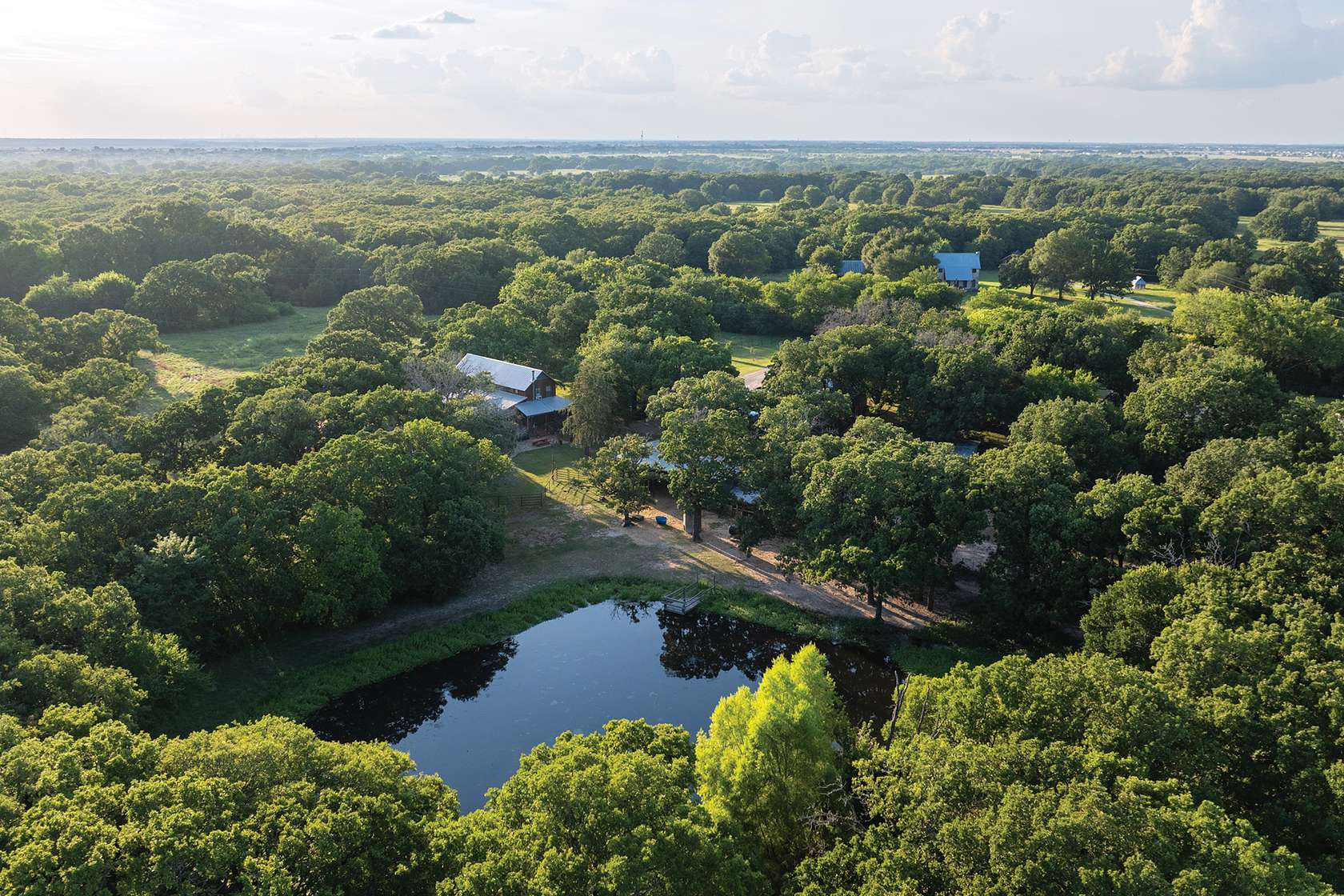 34 Acres of Recreational Land with Home for Sale in Kaufman, Texas
