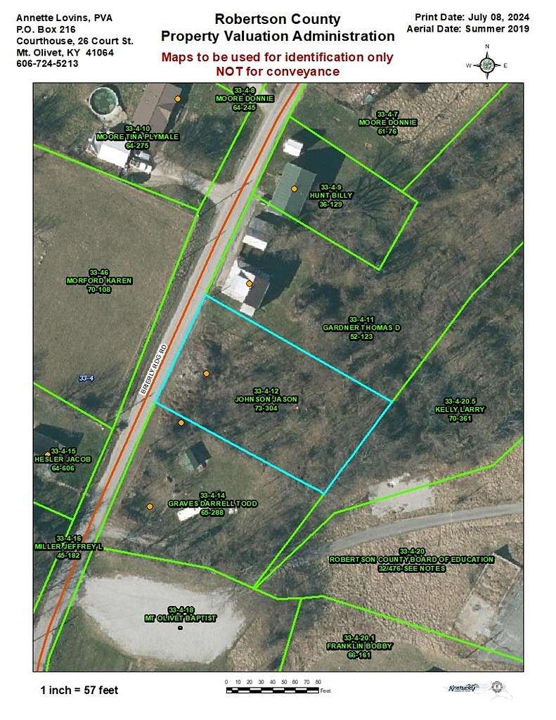 0.4 Acres of Residential Land for Sale in Mount Olivet, Kentucky