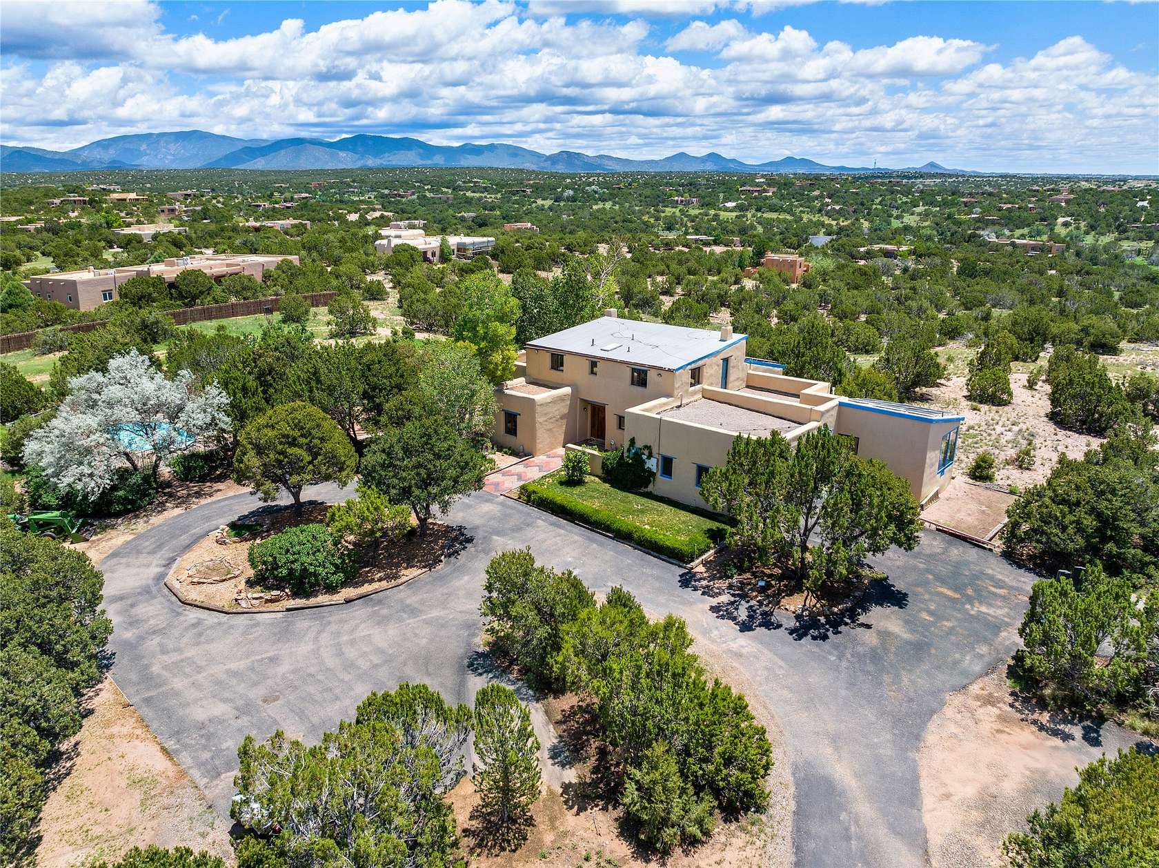 5.01 Acres of Land with Home for Sale in Santa Fe, New Mexico