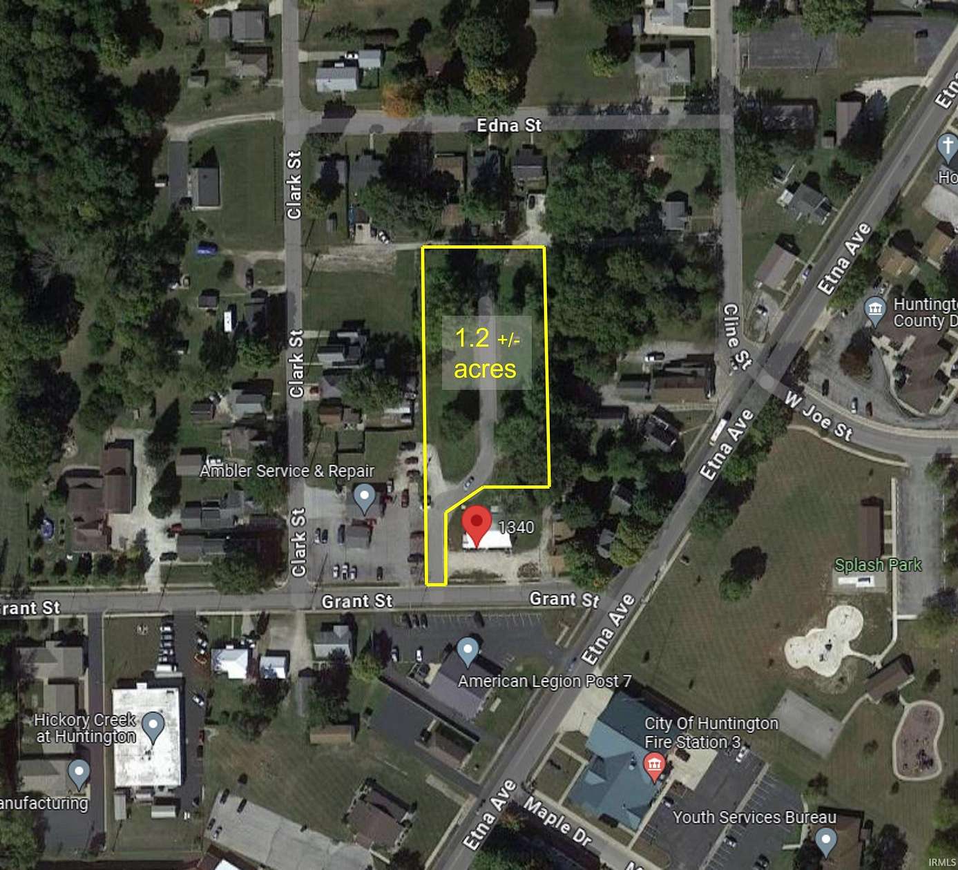 1.2 Acres of Residential Land for Sale in Huntington, Indiana