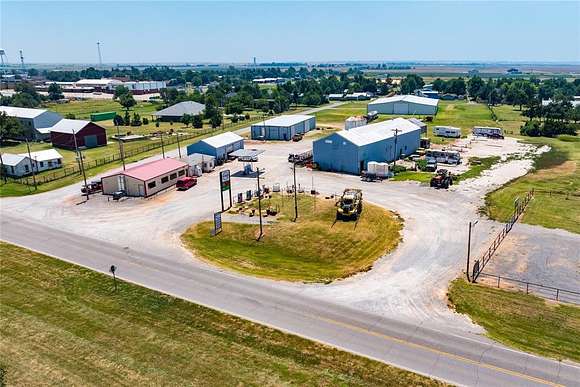 5.75 Acres of Improved Commercial Land for Sale in Calumet, Oklahoma