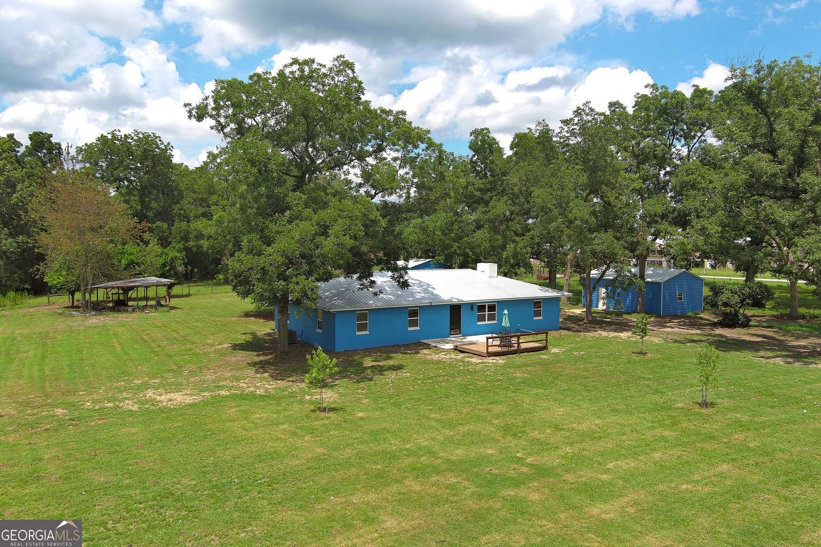 3.8 Acres of Land with Home for Sale in Odum, Georgia
