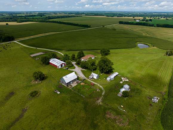 832.5 Acres of Agricultural Land with Home for Sale in Chilhowee, Missouri