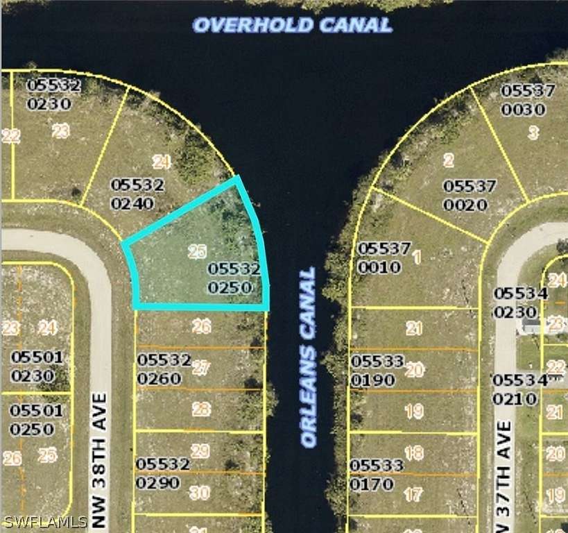 0.27 Acres of Residential Land for Sale in Cape Coral, Florida