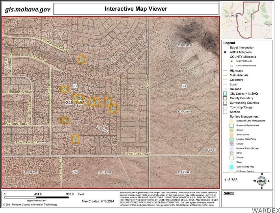 2.242 Acres of Residential Land for Sale in Kingman, Arizona