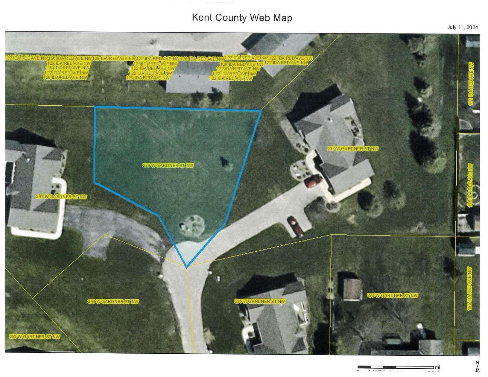0.23 Acres of Residential Land for Sale in Sparta, Michigan