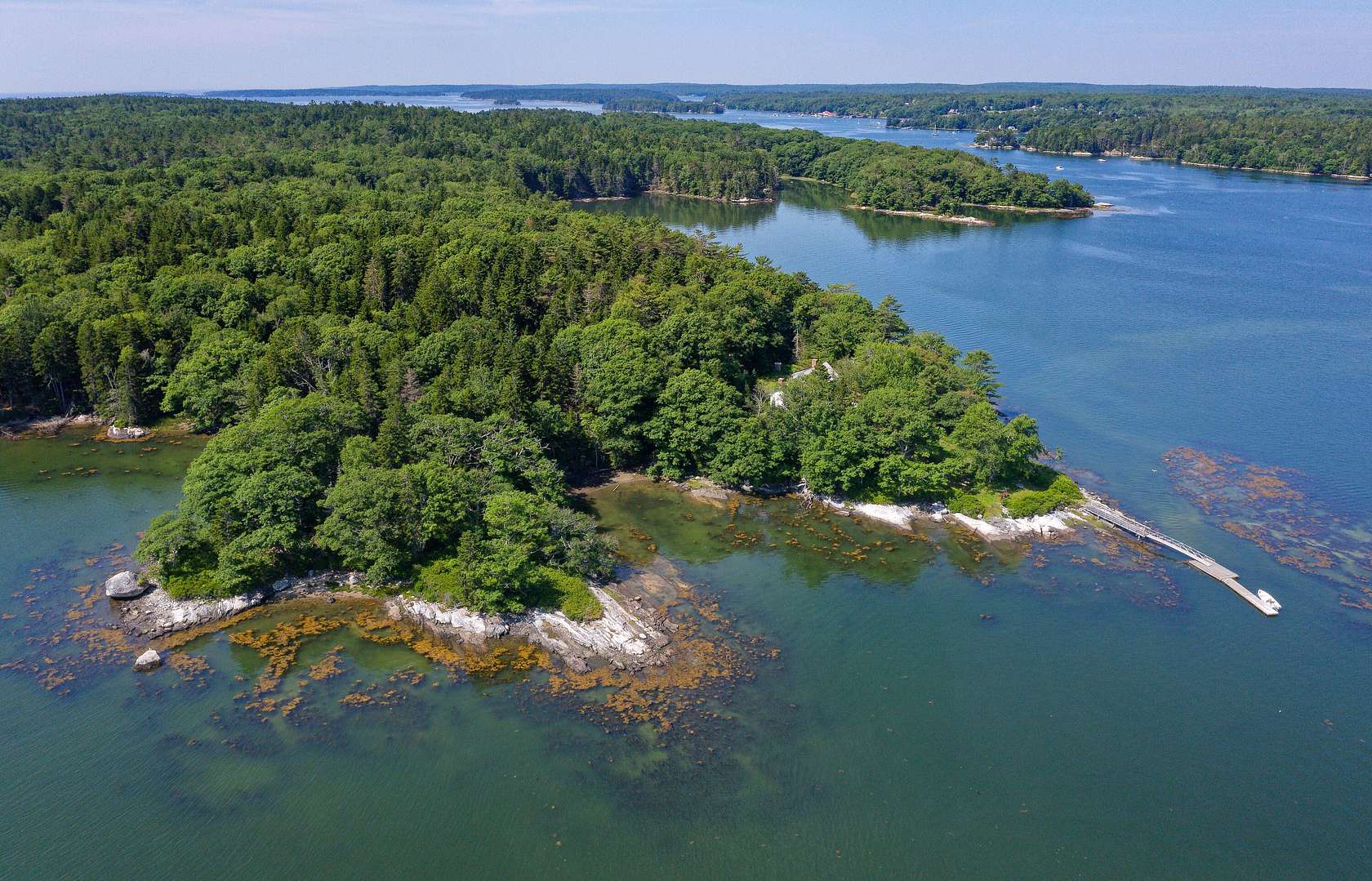 37.6 Acres of Recreational Land with Home for Sale in Bremen, Maine