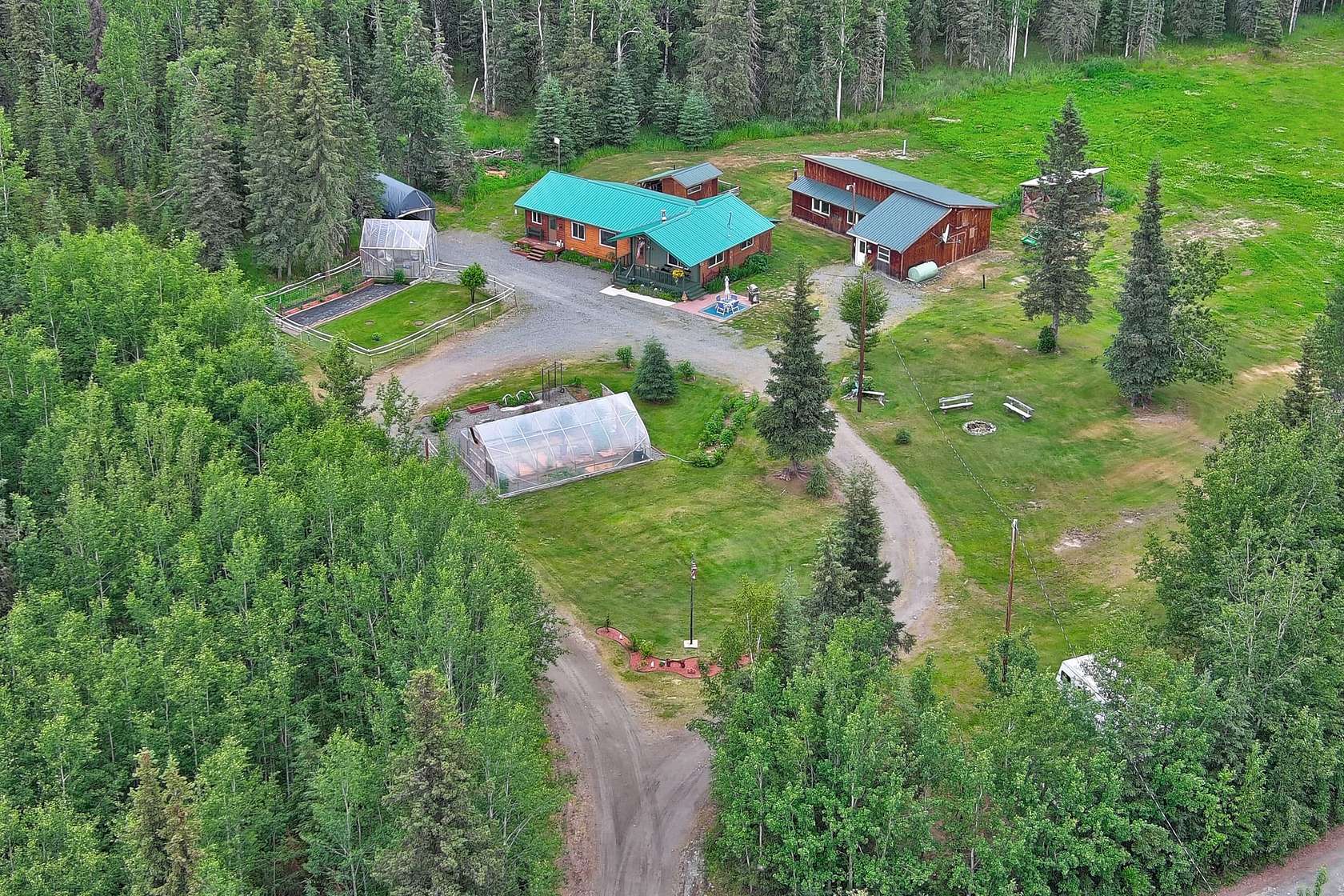 5 Acres of Land with Home for Sale in Kasilof, Alaska