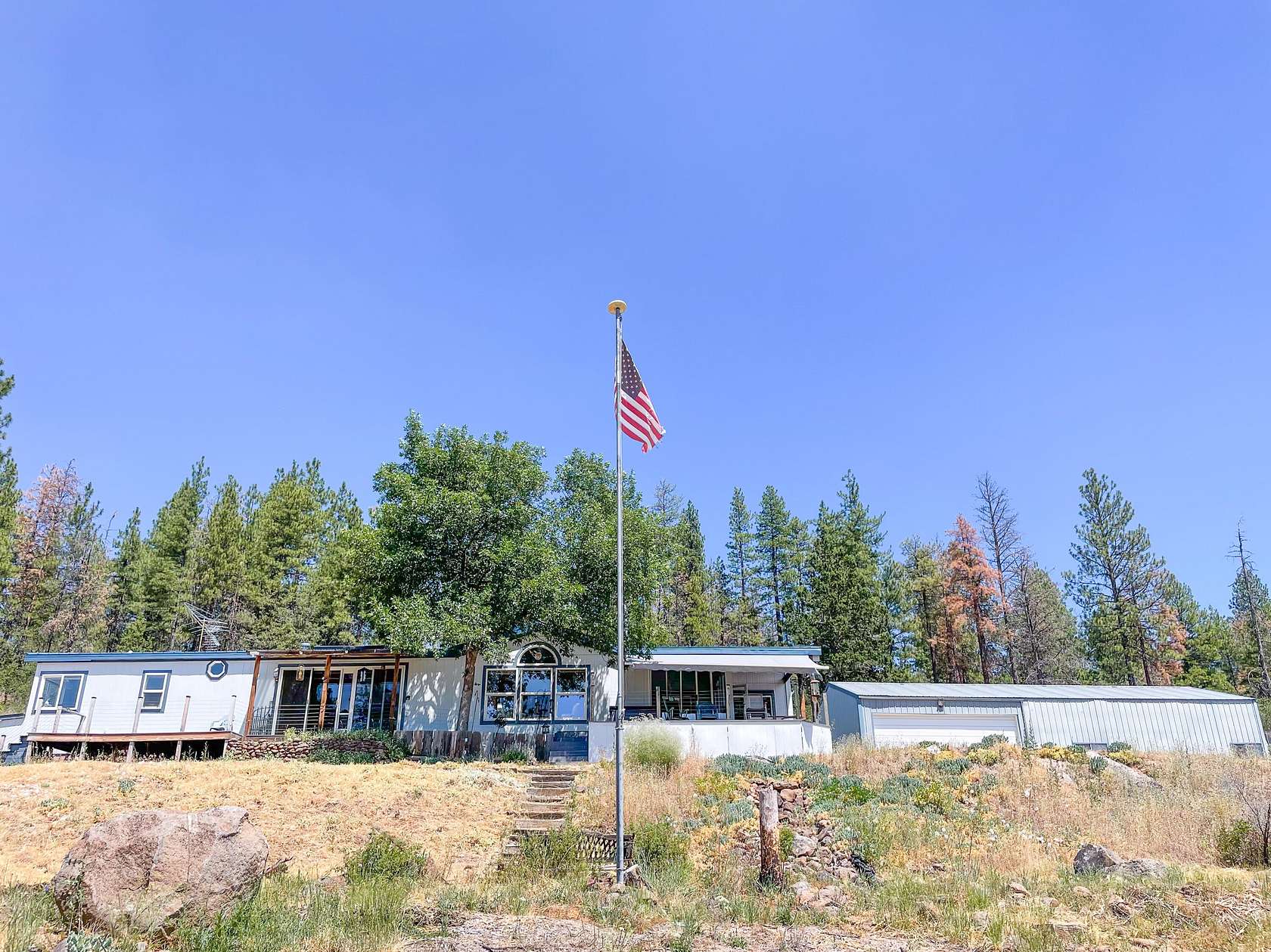 42.5 Acres of Recreational Land with Home for Sale in Klamath Falls, Oregon