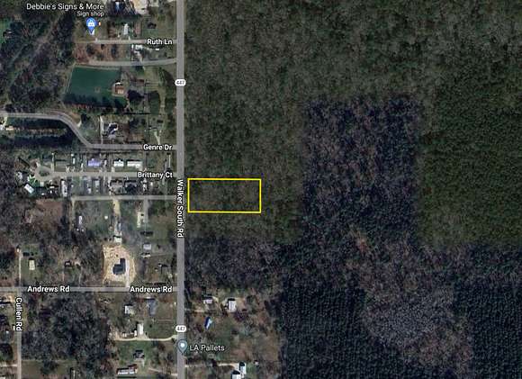 2 Acres of Residential Land for Sale in Walker, Louisiana