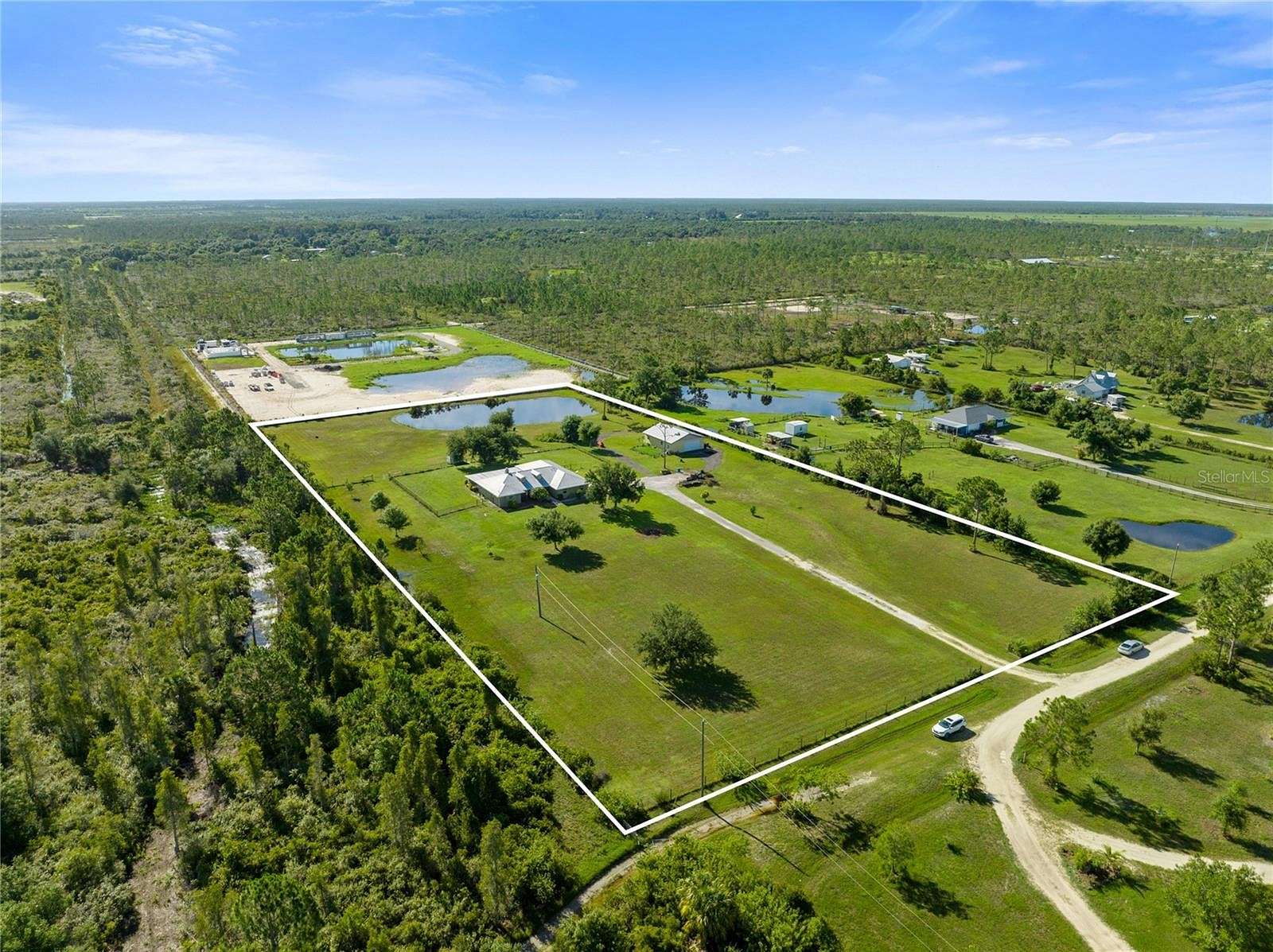 5 Acres of Land with Home for Sale in Punta Gorda, Florida