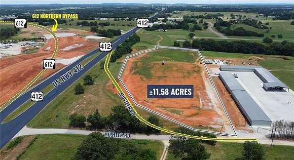 11.582 Acres of Mixed-Use Land for Lease in Springdale, Arkansas
