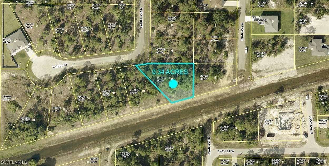 0.343 Acres of Residential Land for Sale in Lehigh Acres, Florida