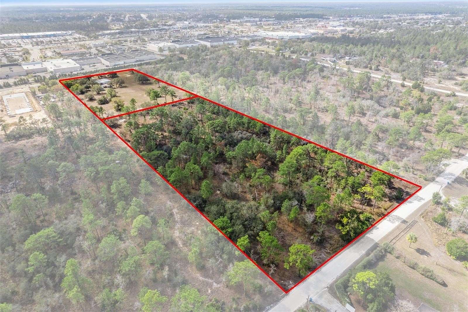 9.7 Acres of Improved Mixed-Use Land for Sale in Brooksville, Florida