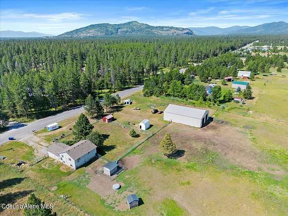 5.1 Acres of Land with Home for Sale in Athol, Idaho