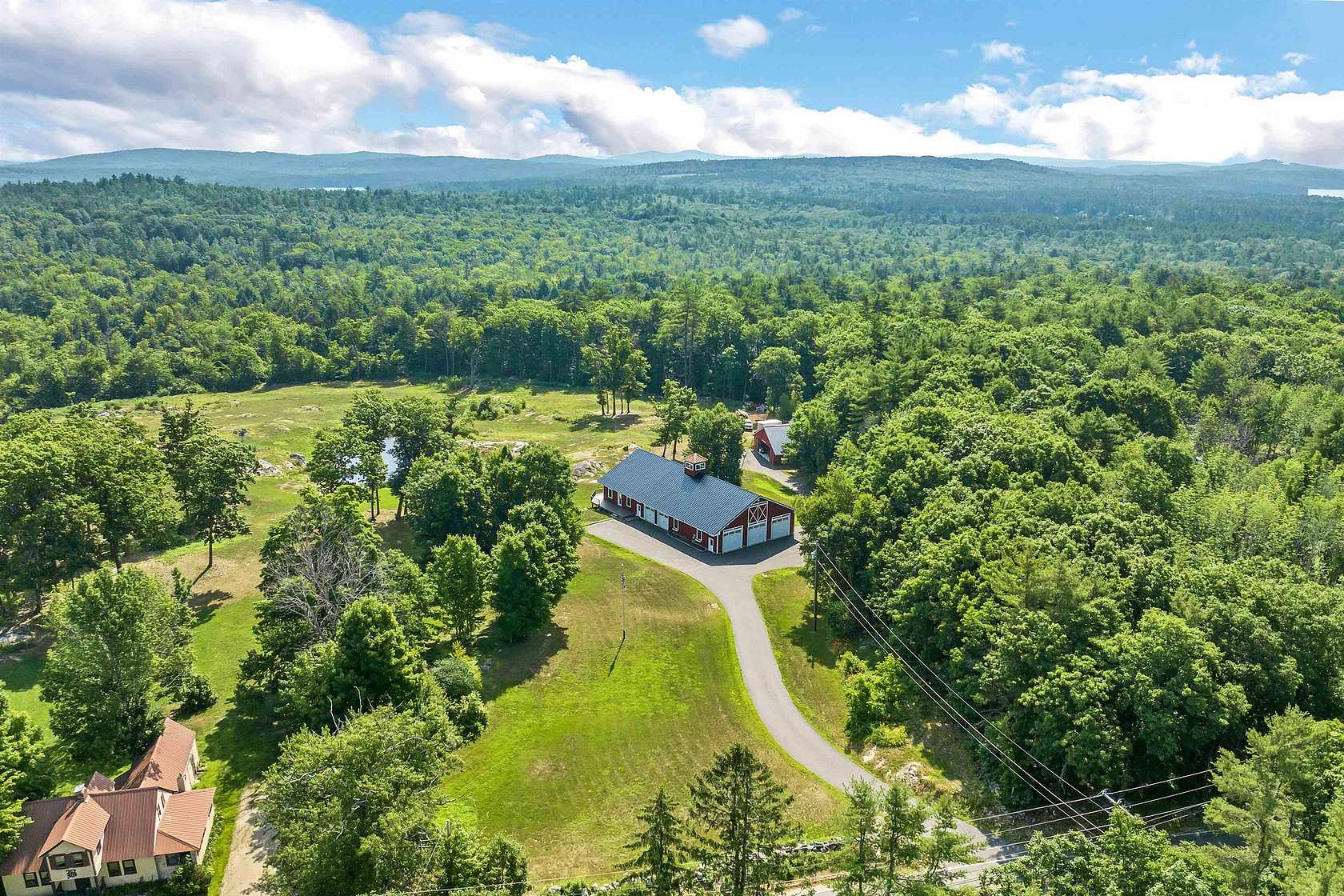10.2 Acres of Recreational Land with Home for Sale in Wakefield, New Hampshire