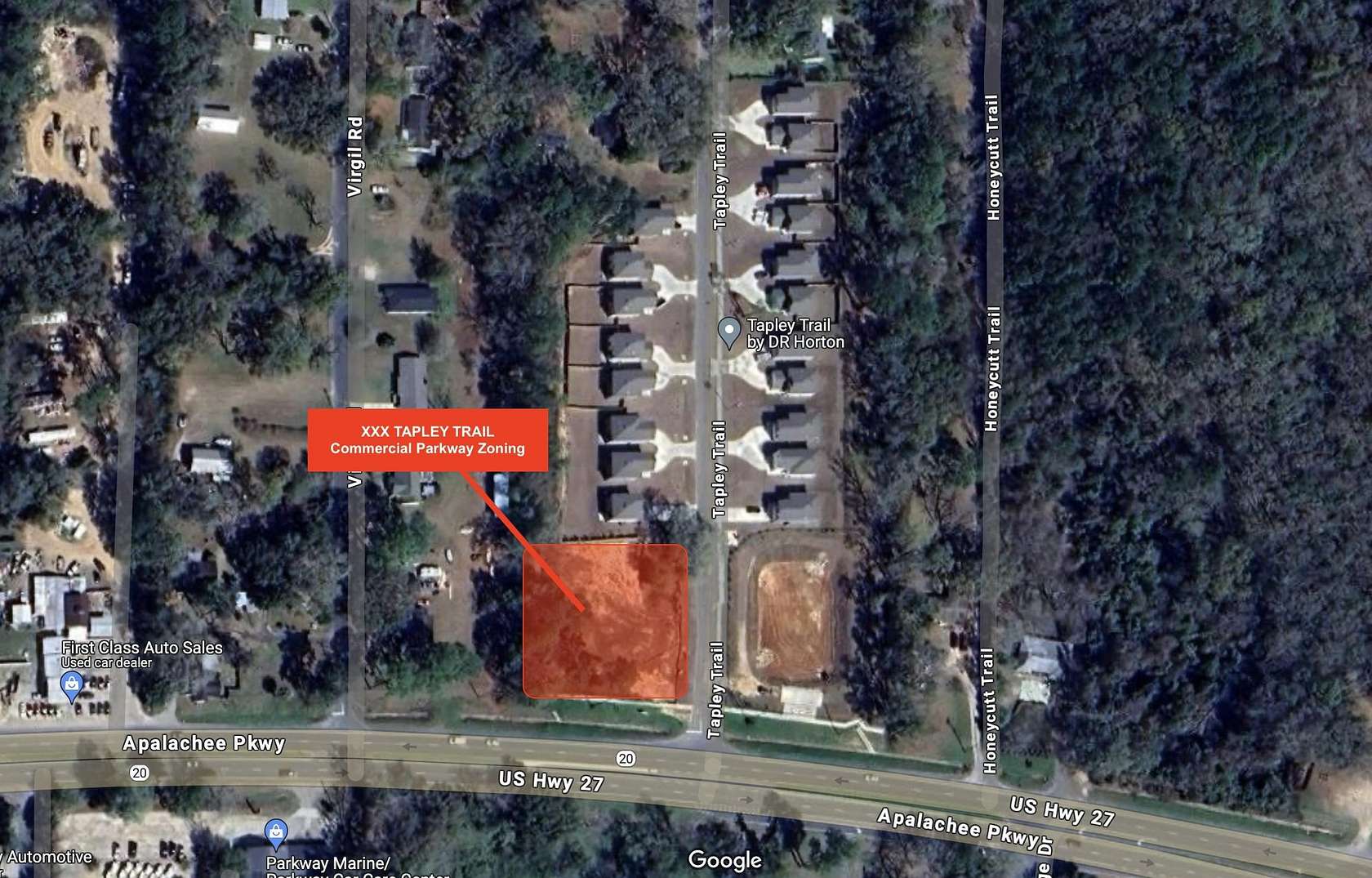 0.96 Acres of Commercial Land for Sale in Tallahassee, Florida