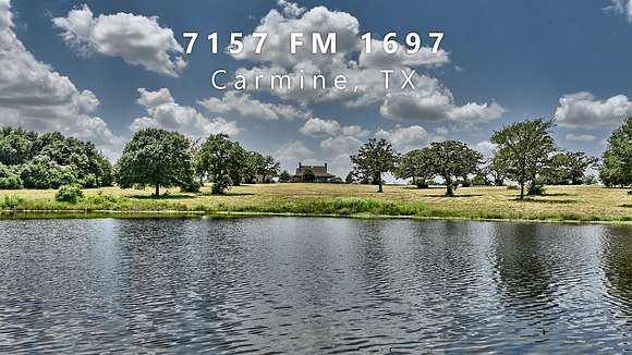 97.26 Acres of Land with Home for Sale in Carmine, Texas