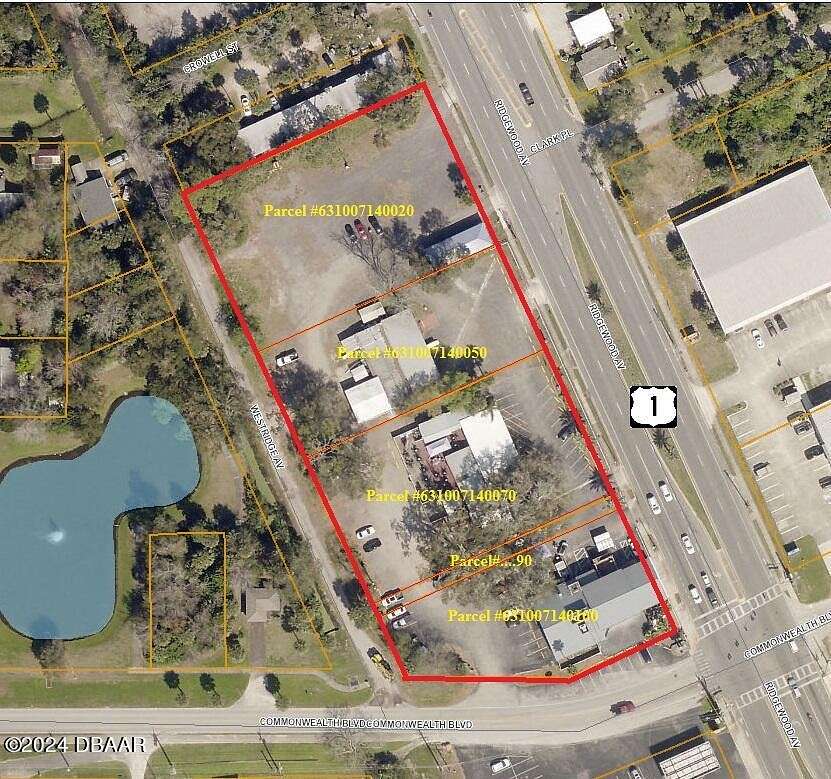 2.38 Acres of Improved Commercial Land for Sale in Port Orange, Florida