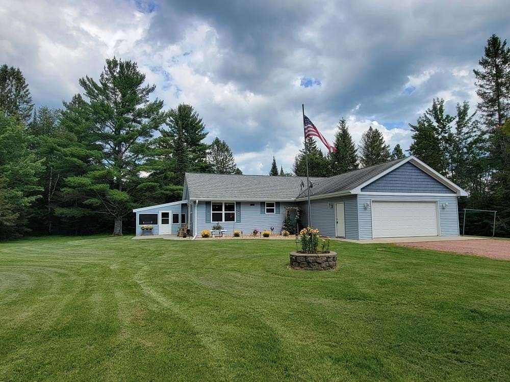 40 Acres of Recreational Land with Home for Sale in Gleason, Wisconsin