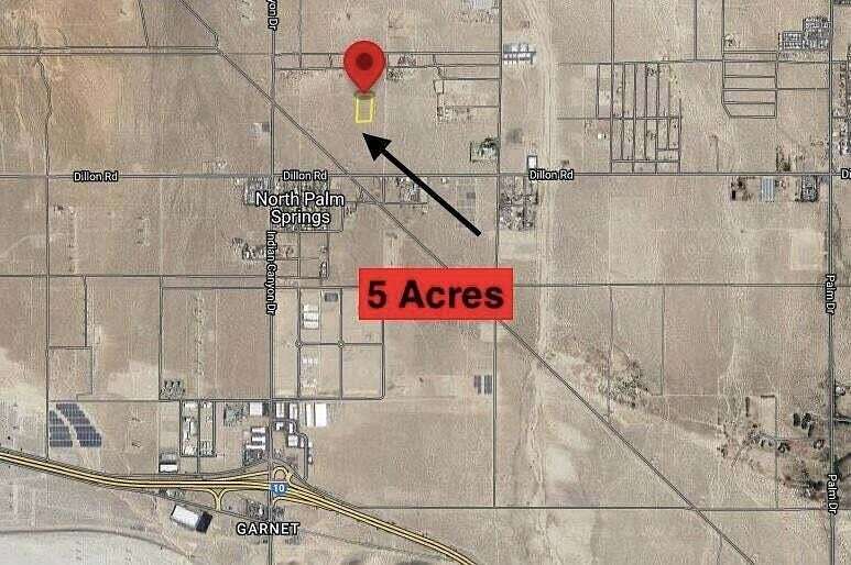 5.07 Acres of Land for Sale in Desert Hot Springs, California