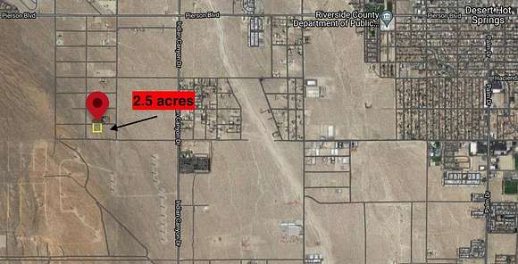 2.523 Acres of Land for Sale in Desert Hot Springs, California