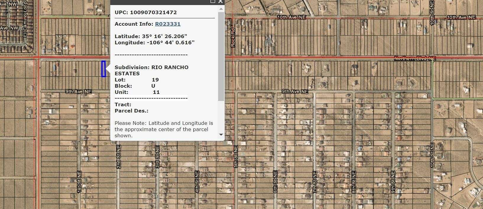 0.26 Acres of Land for Sale in Rio Rancho, New Mexico