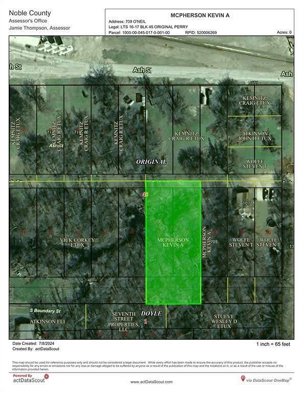 0.514 Acres of Residential Land for Sale in Perry, Oklahoma