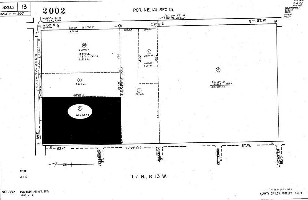 11.023 Acres of Land for Sale in Lancaster, California