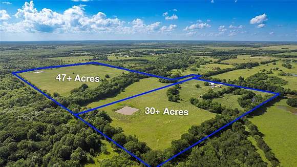 77.86 Acres of Land with Home for Sale in Klondike, Texas