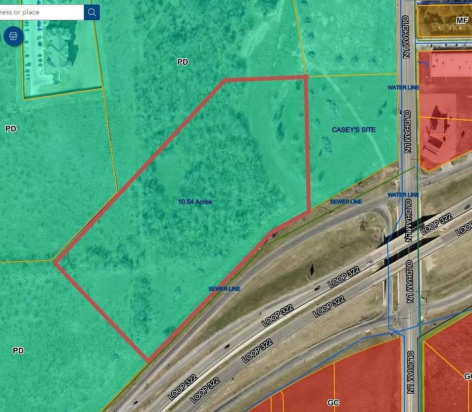 10.5 Acres of Commercial Land for Sale in Abilene, Texas